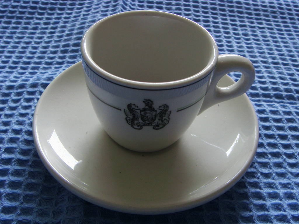 EARLY TYPE ROYAL MAIL LINES SMALL SIZE CUP & SAUCER 